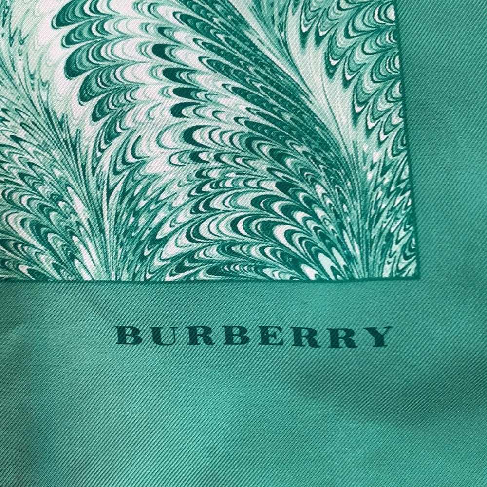 100% silk vintage Burberry scarf.